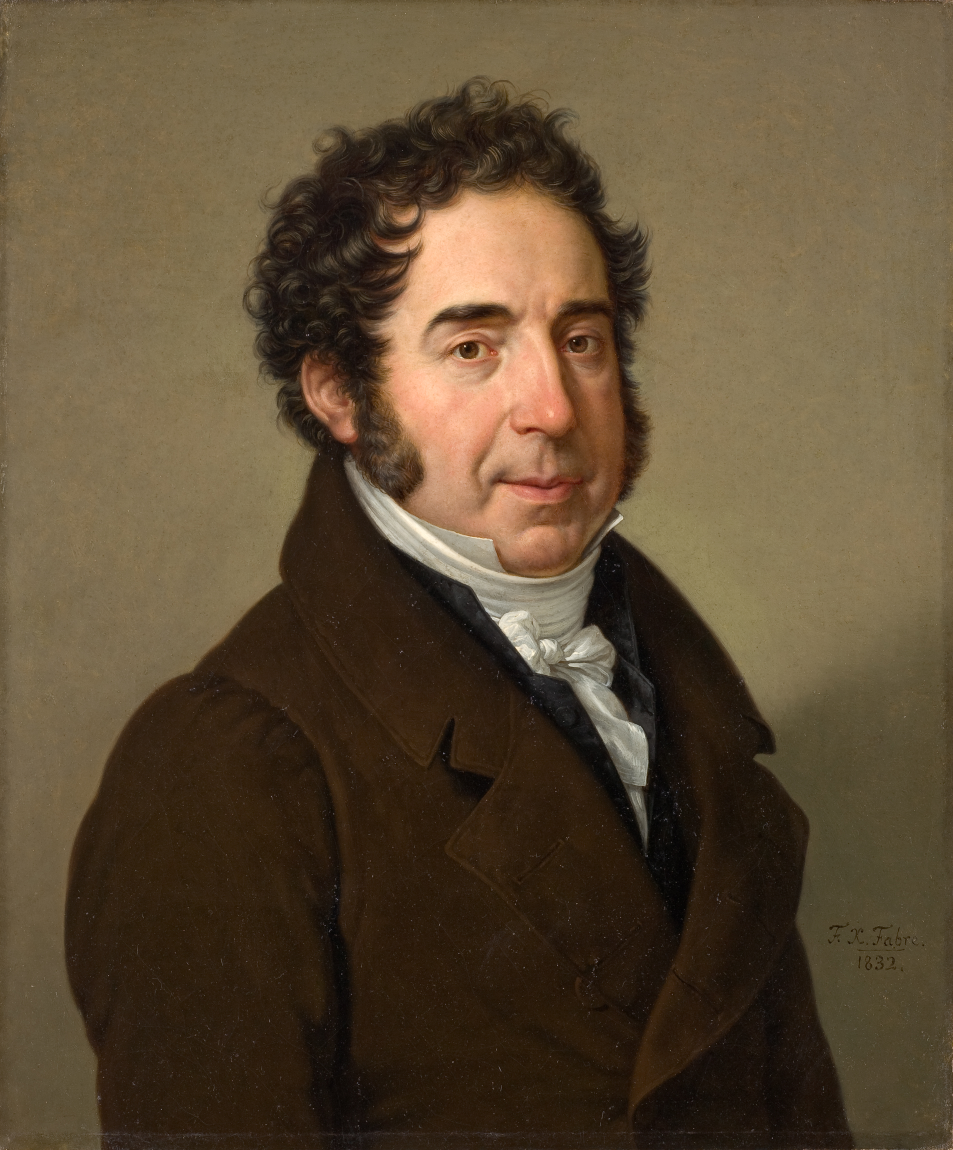 Portrait de Louis-Augustin Gache, ami et exécuteut testamentaire de Fabre (vers 1775- 1841 ou 1842)