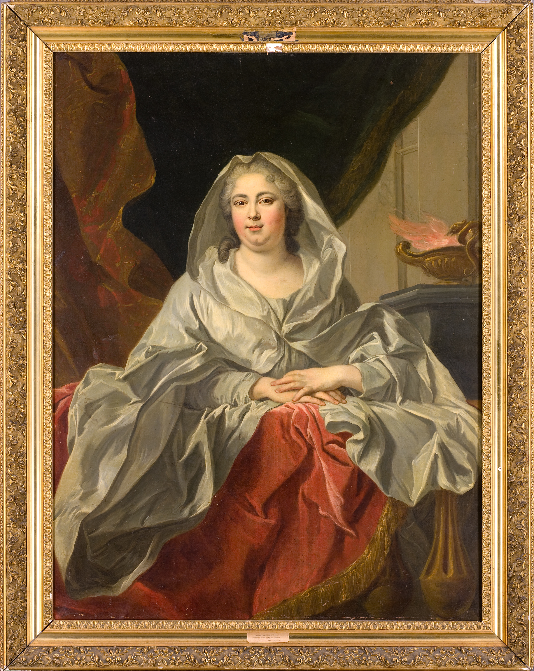Portrait de la comtesse de Chambon en vestale