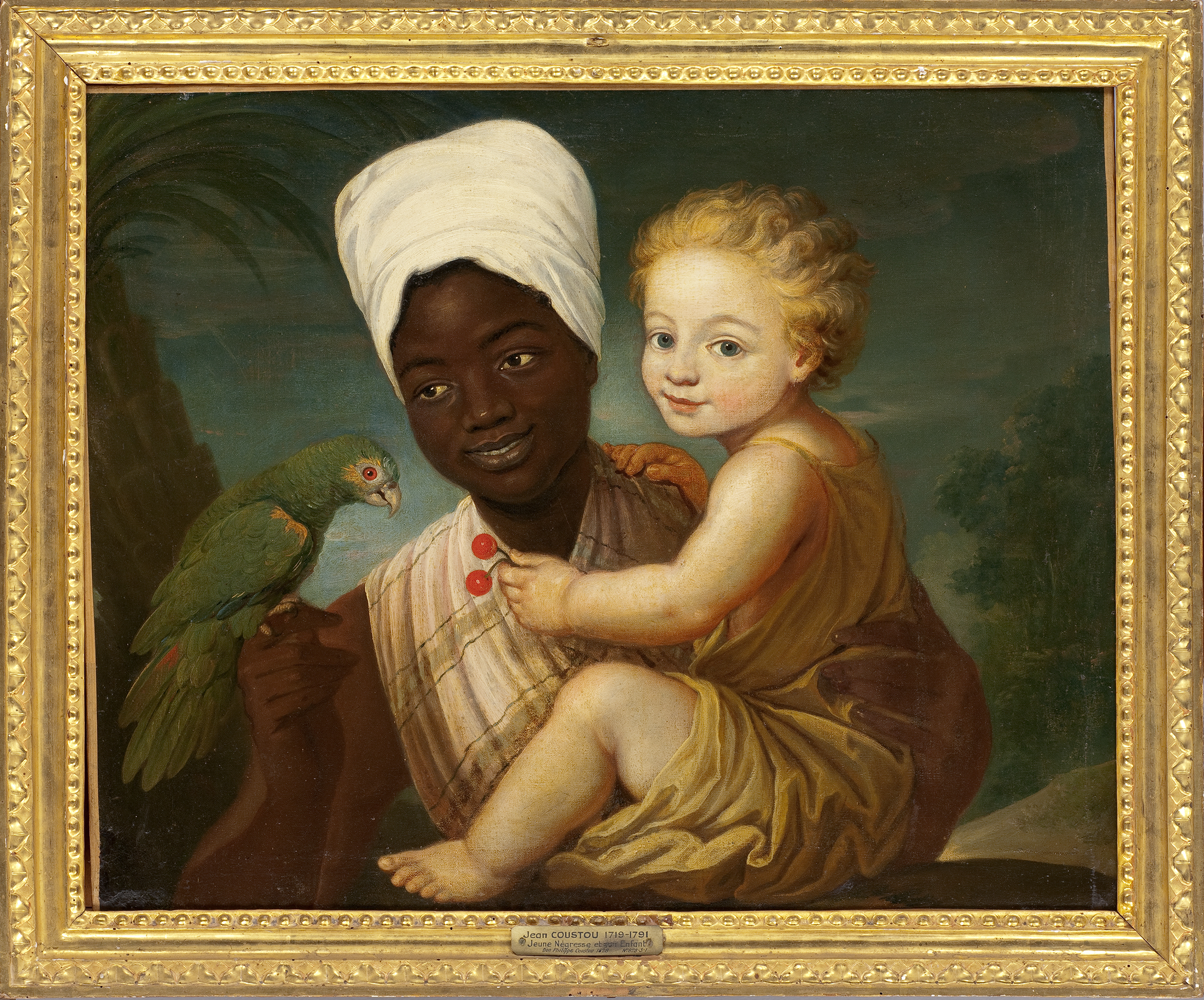 Femme noire et un enfant