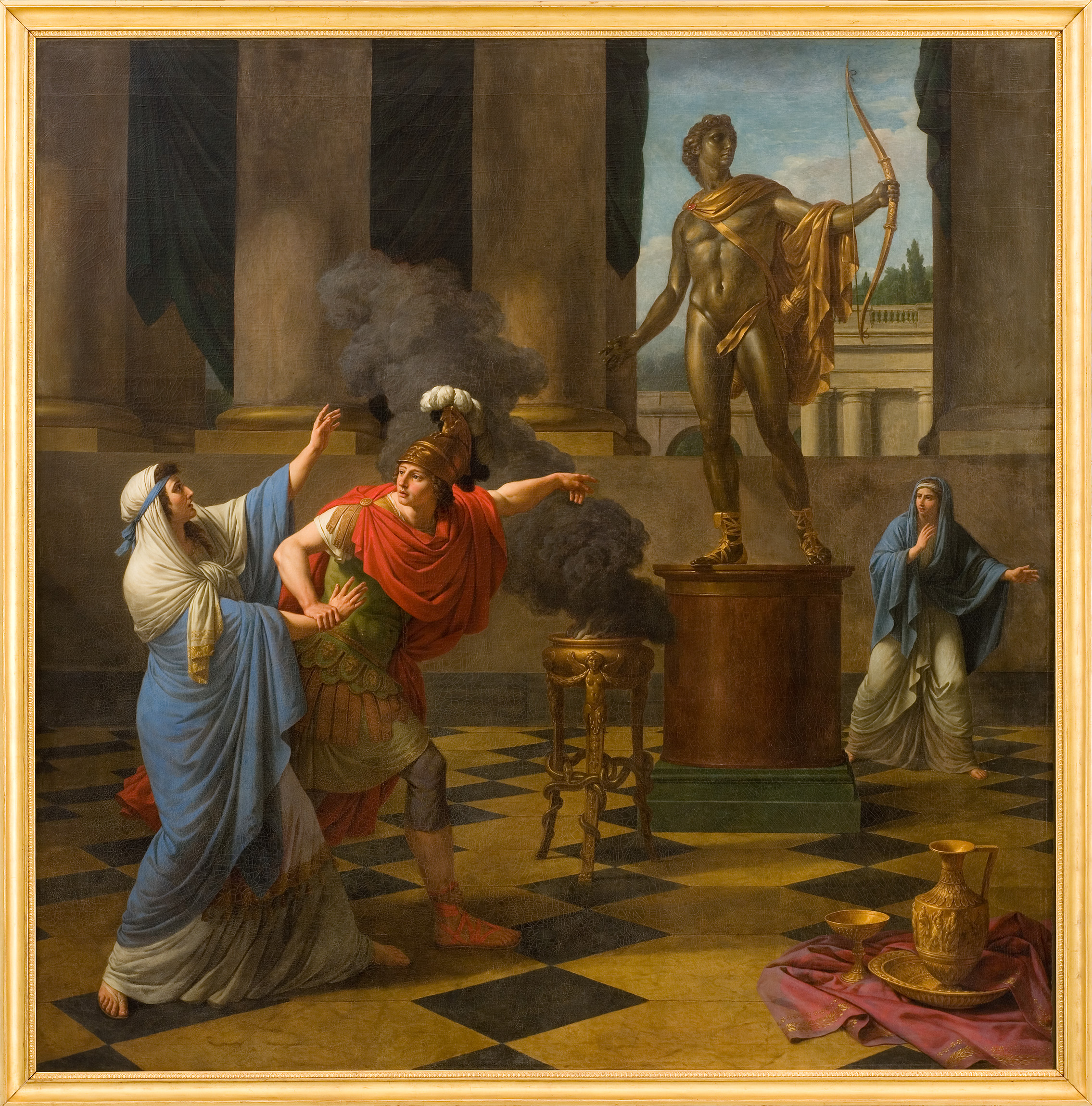 Alexandre consulte l'oracle d'Apollon