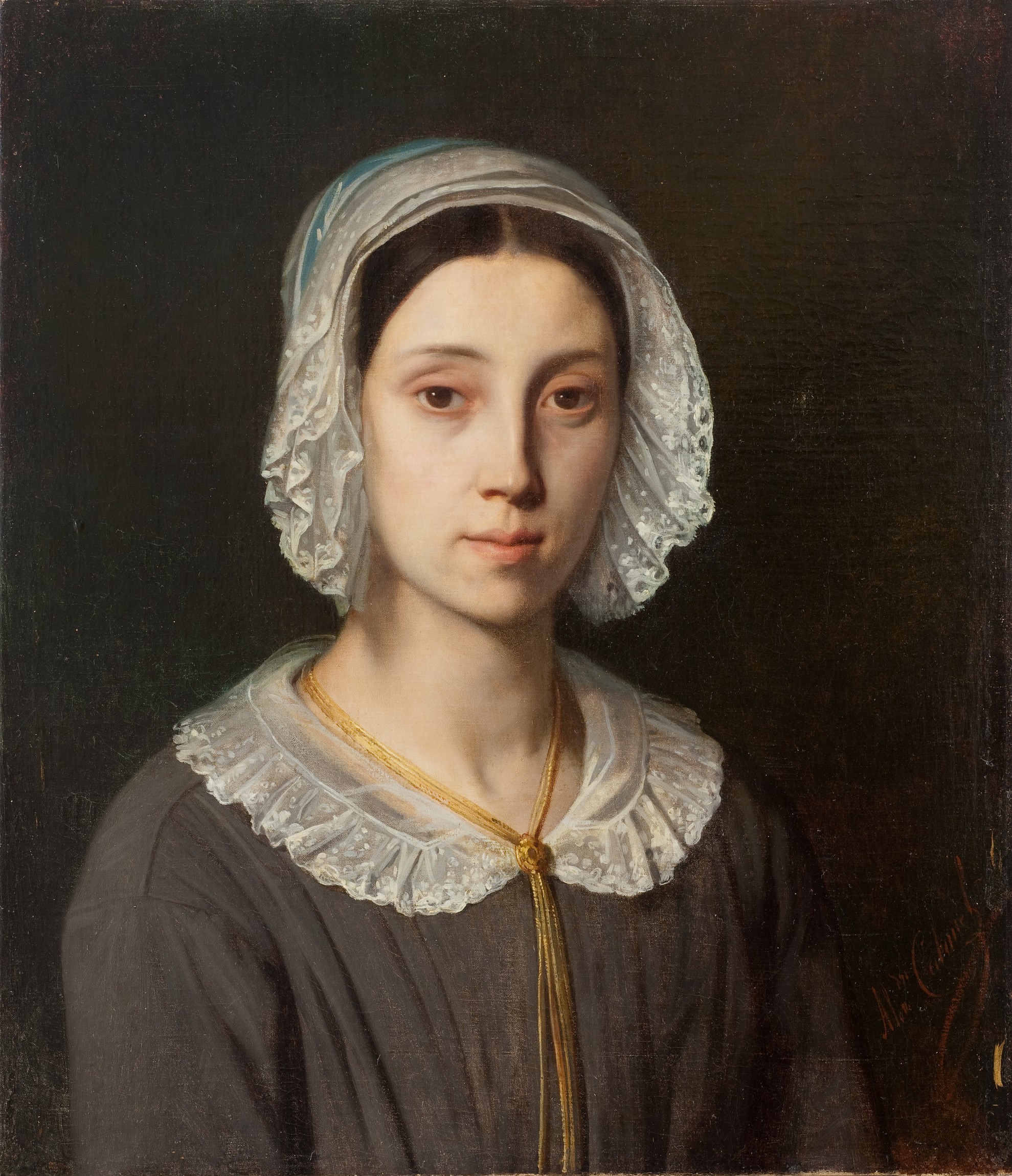 Portrait de madame François Cabanel, belle-soeur de l'artiste