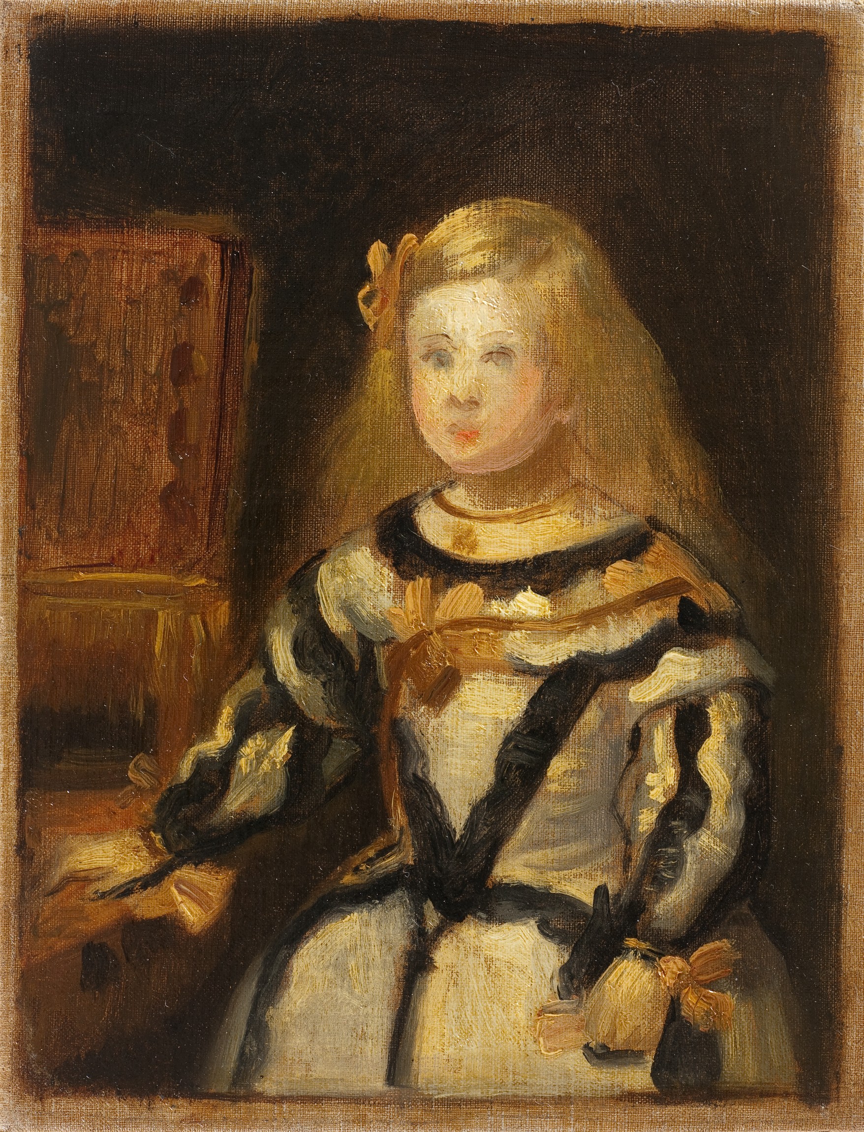 Copie de "L'Infante Marguerite" de Vélazquez