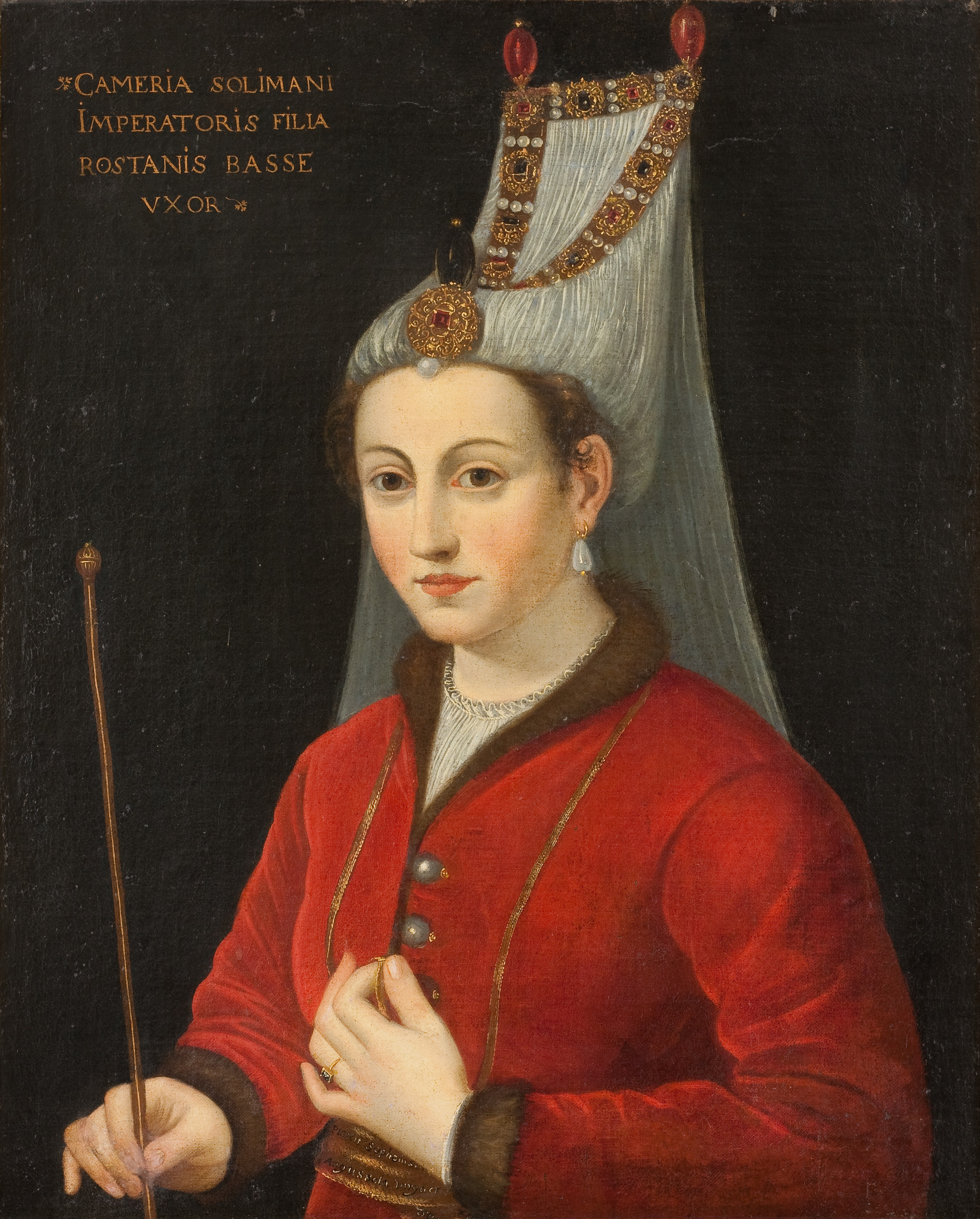 Portrait de la princesse Mihrimah (1522-1578), dite Caméria, ou de Roxelane (vers 1500-1558)