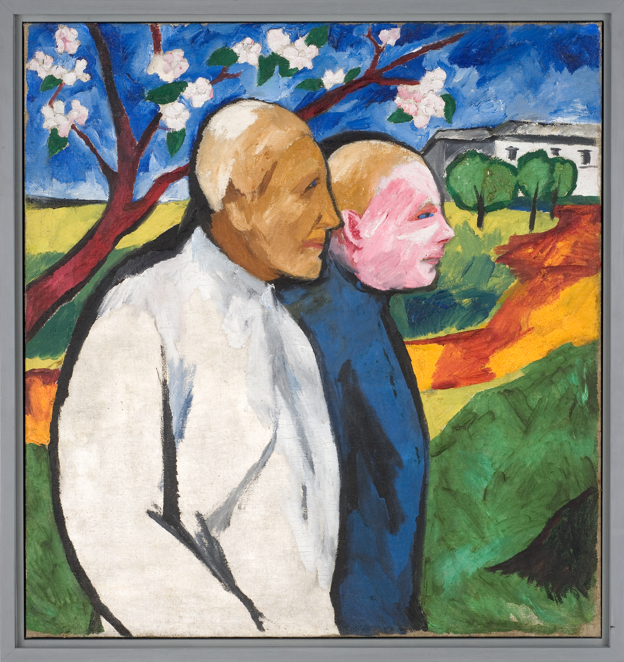 Portrait de Larionov et de son ordonnance