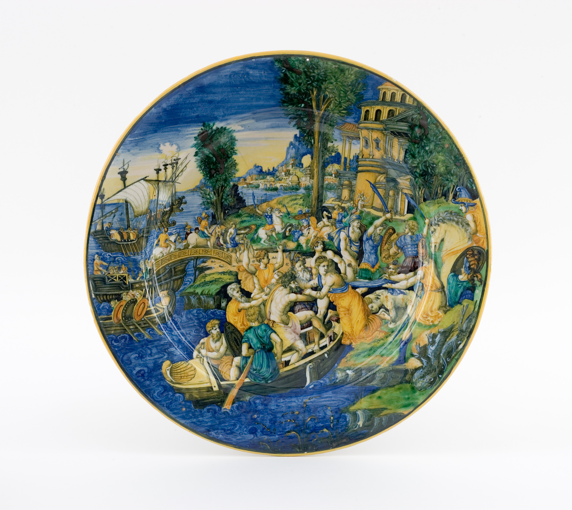 Plat, "L'Enlèvement d'Hélène"