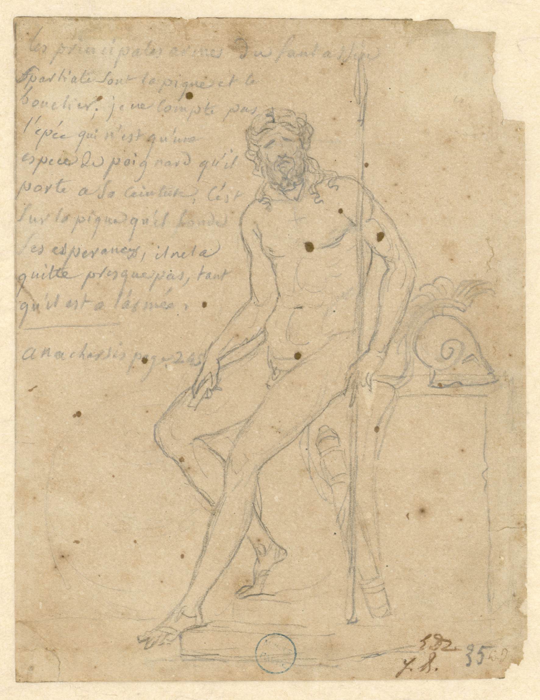 Etude pour la figure de Leonidas