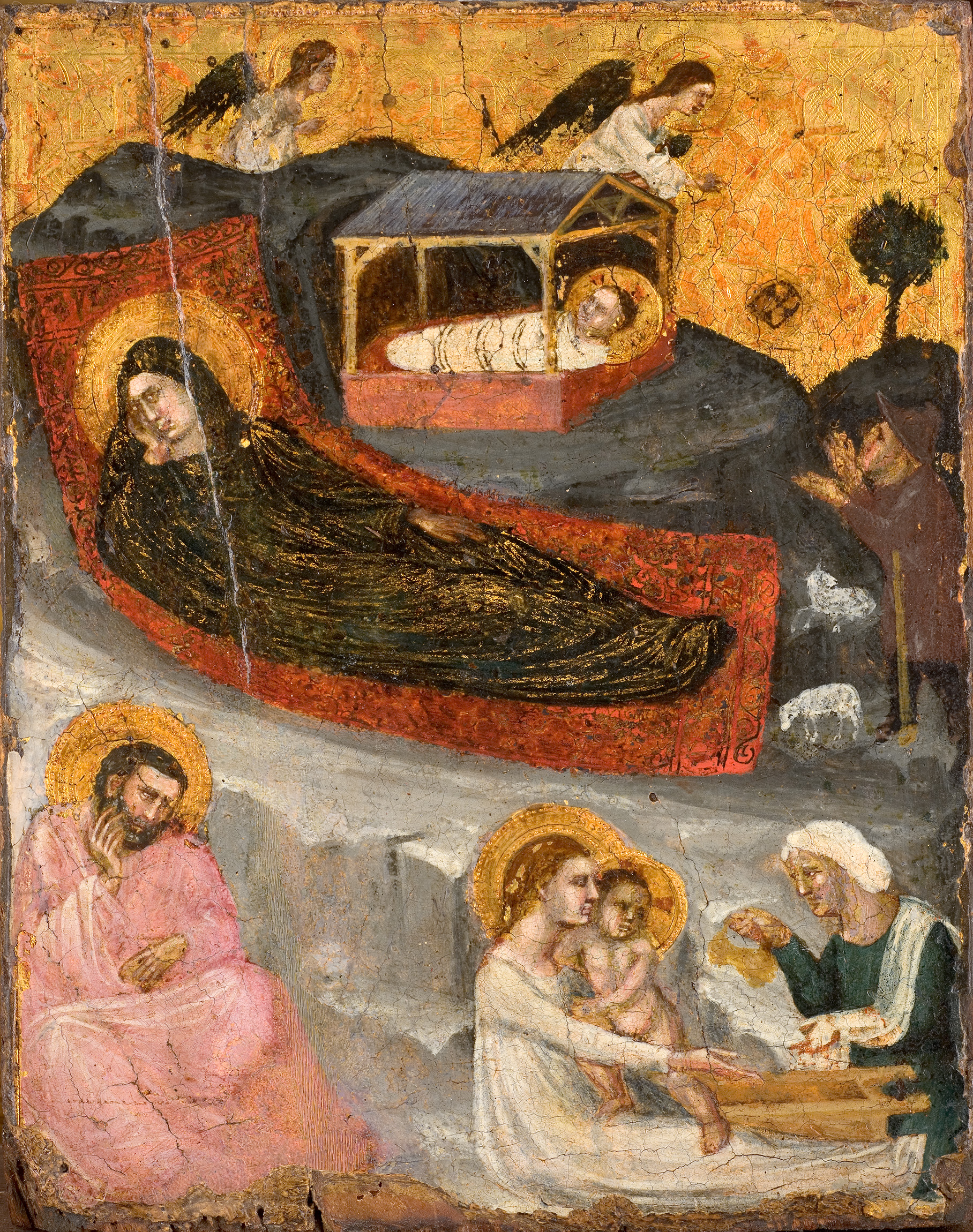 La Nativité et l'Annonce aux bergers
