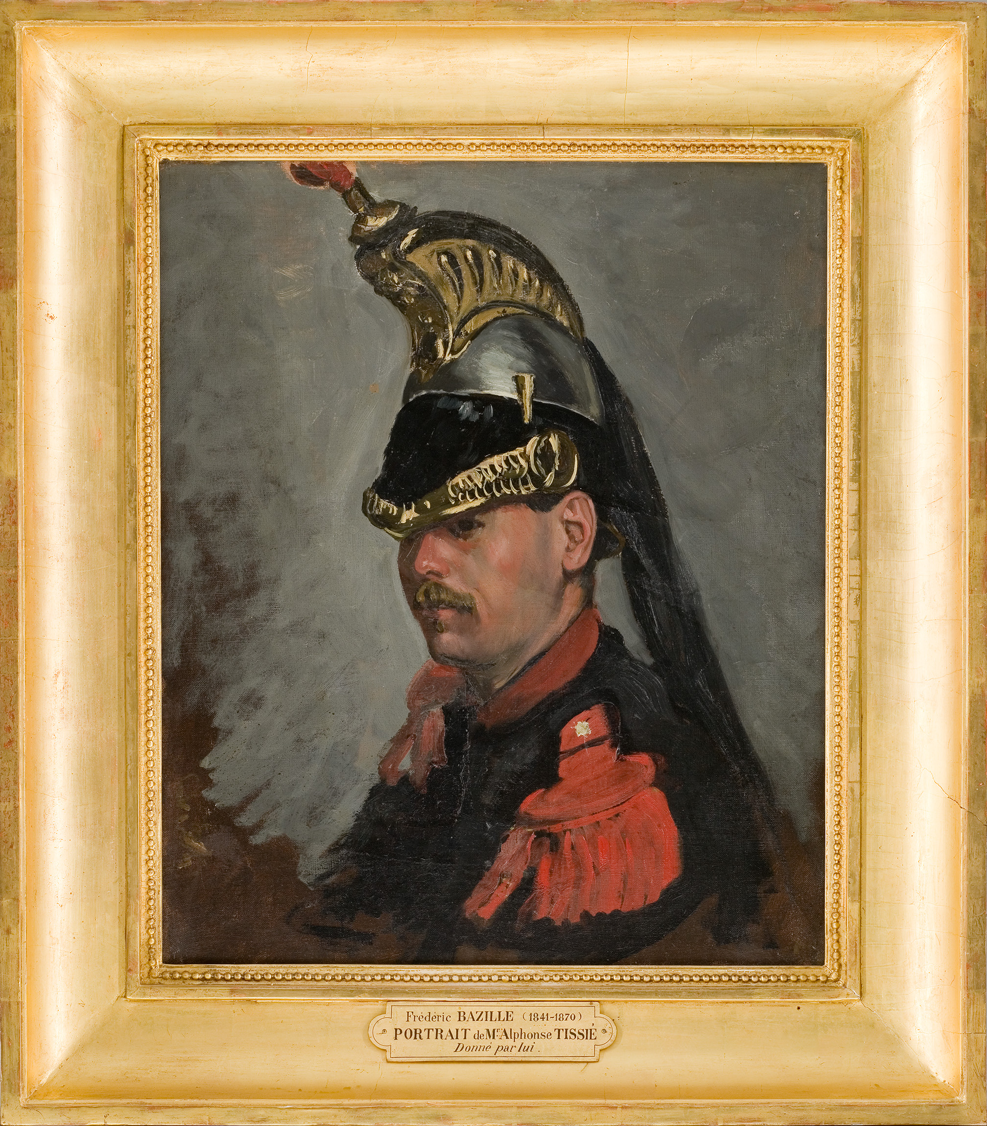 Portrait de M. Alphonse Tissié en cuirassier