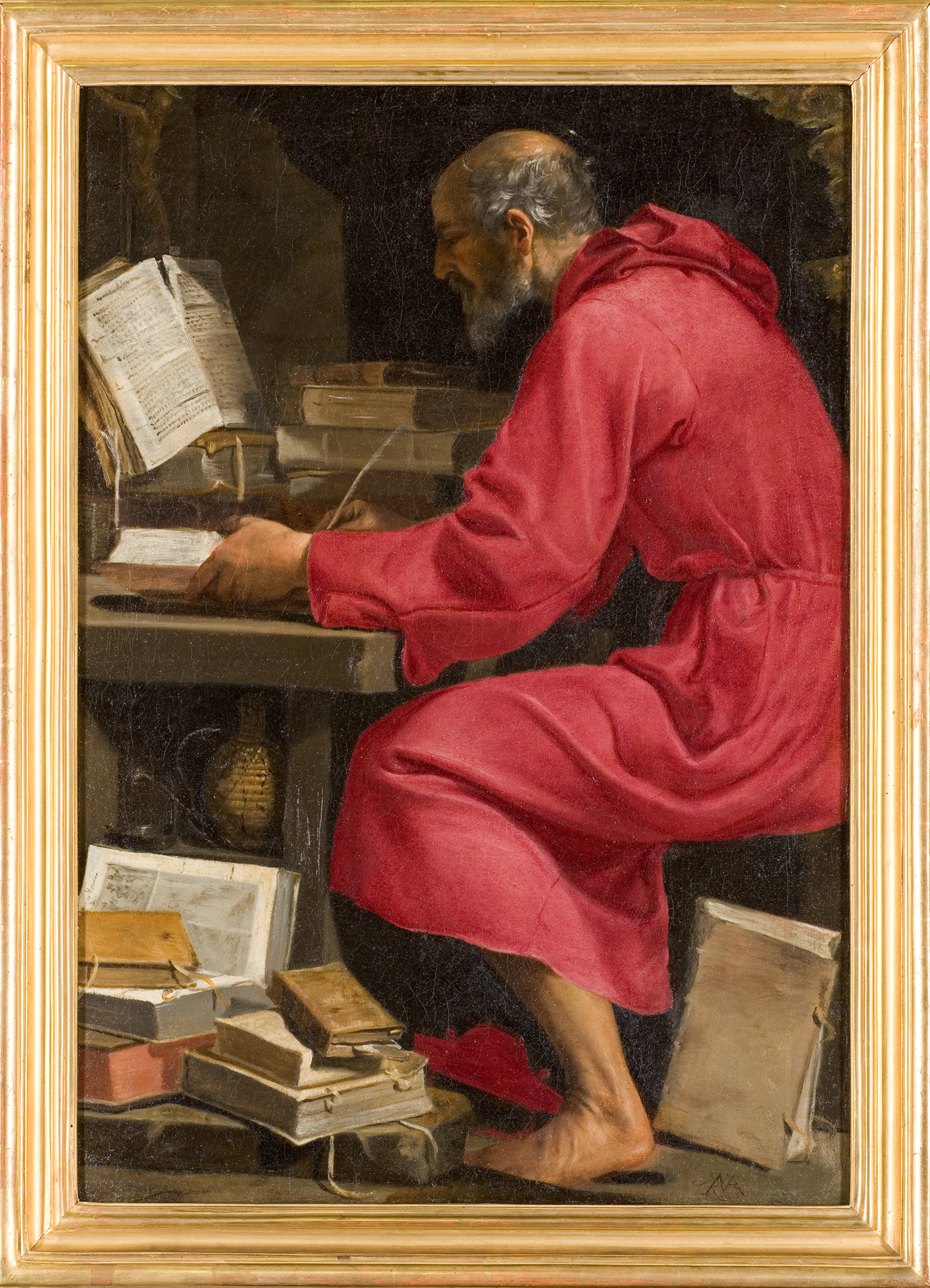 Saint Jérôme écrivant