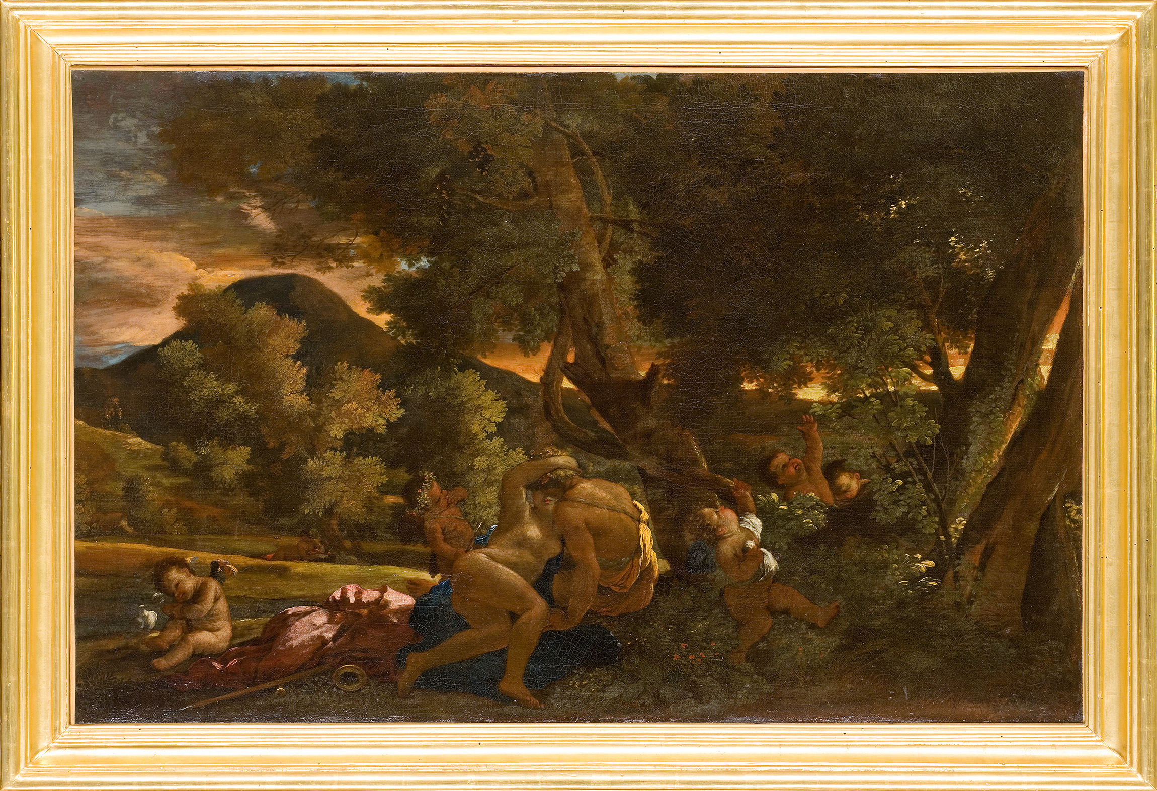 Vénus et Adonis. Paysage de Grottaferrata