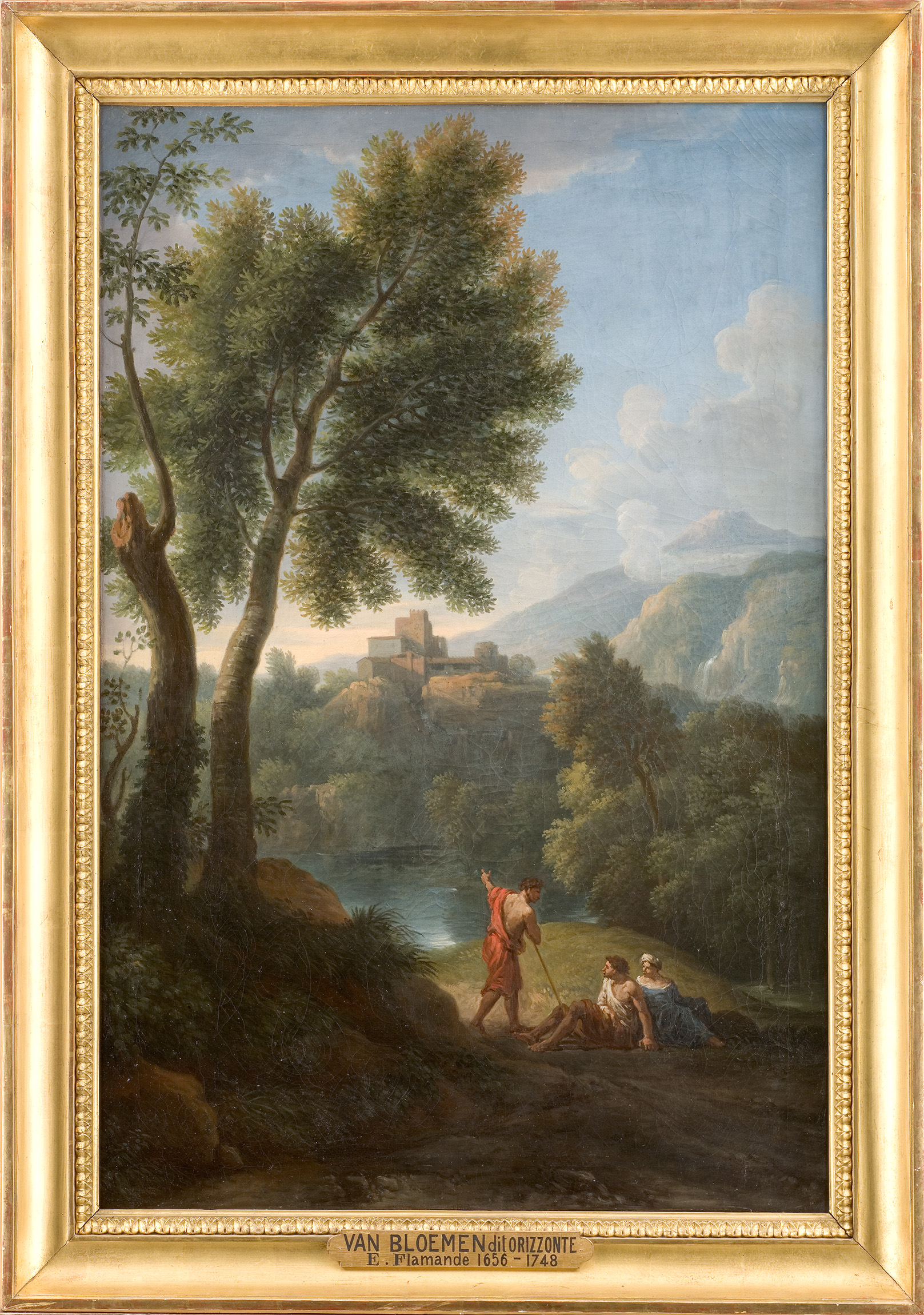 Paysage au château