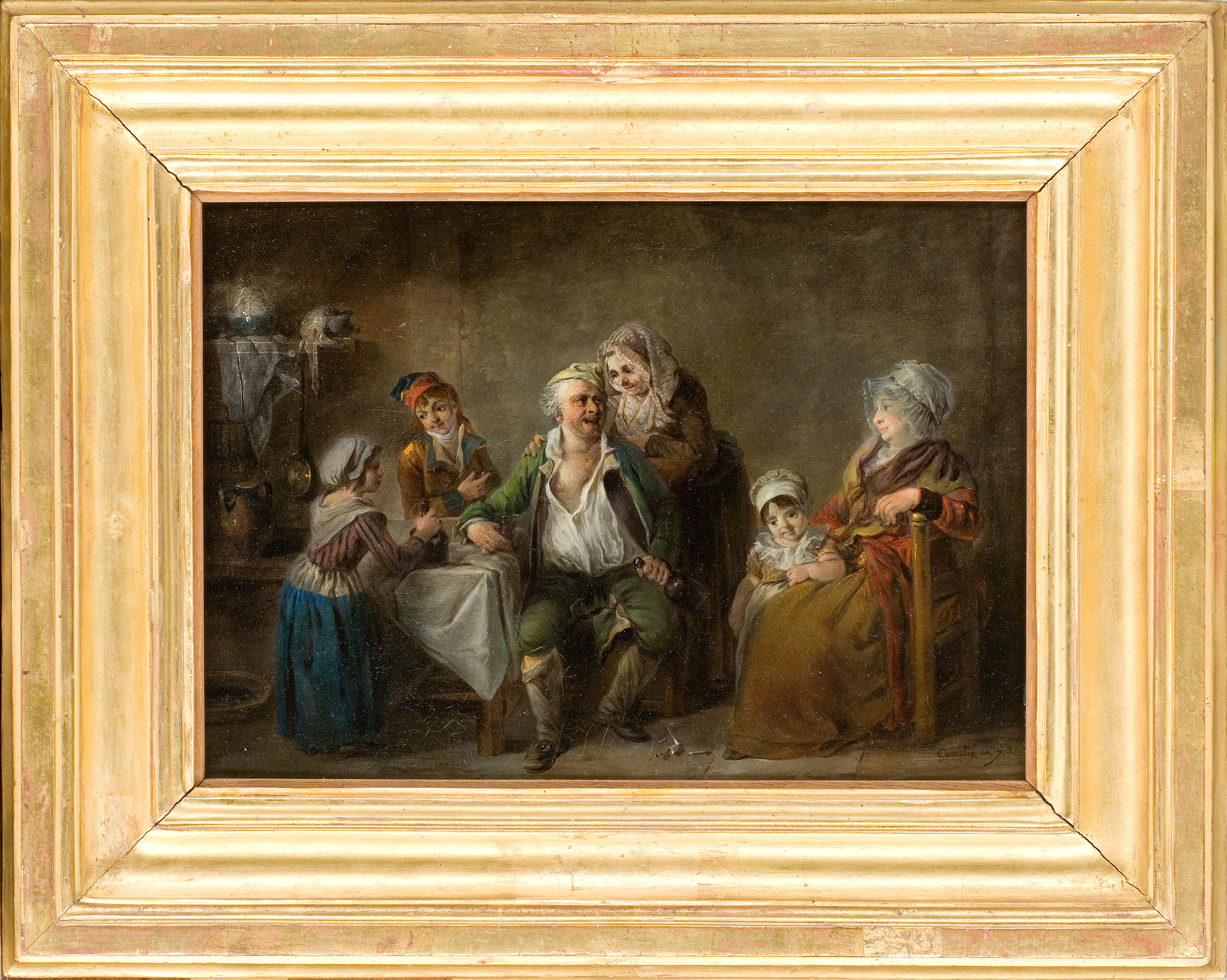 Le Buveur et sa famille