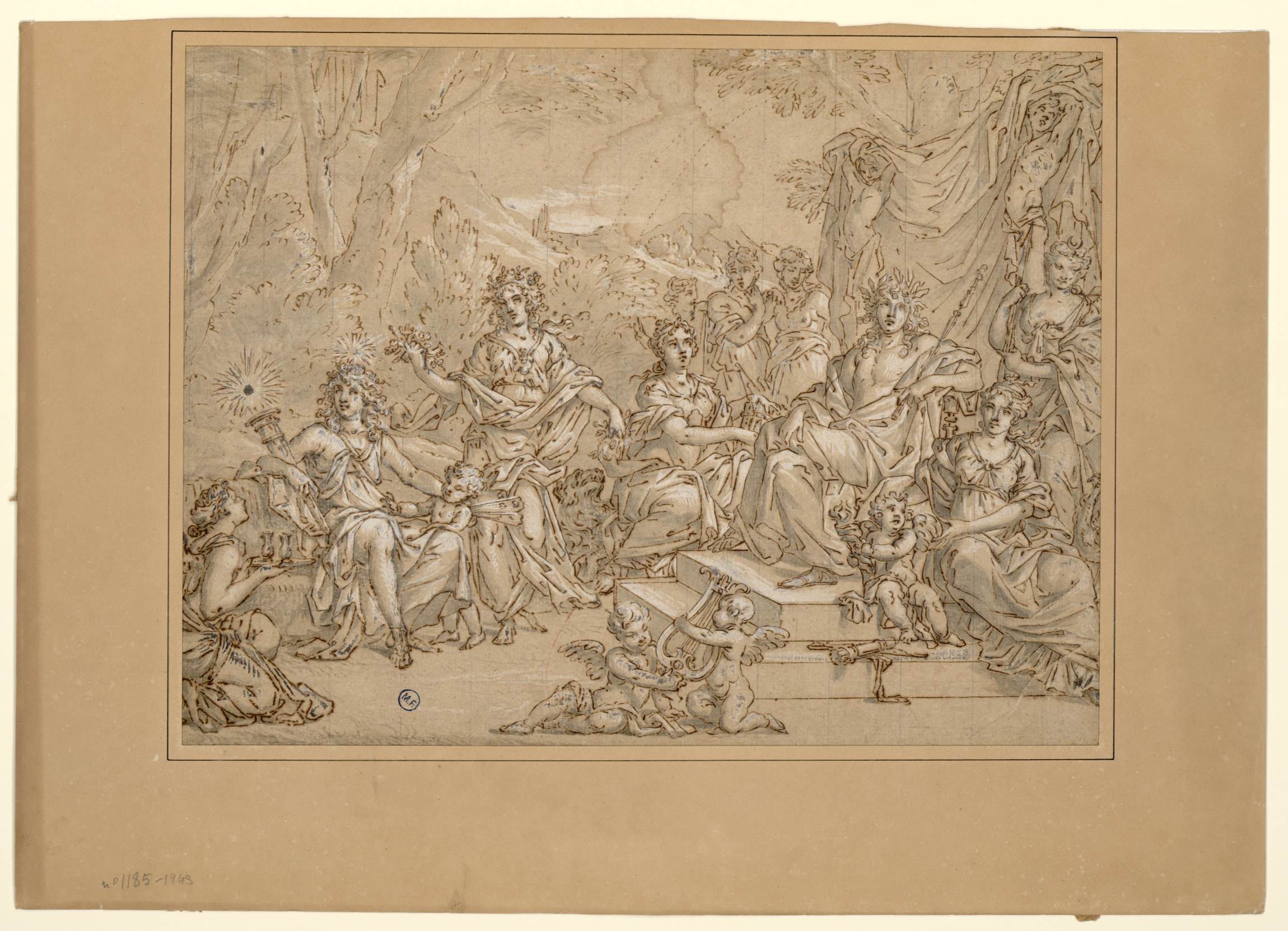 La Famille d'Apollon / la cour d'Apollon