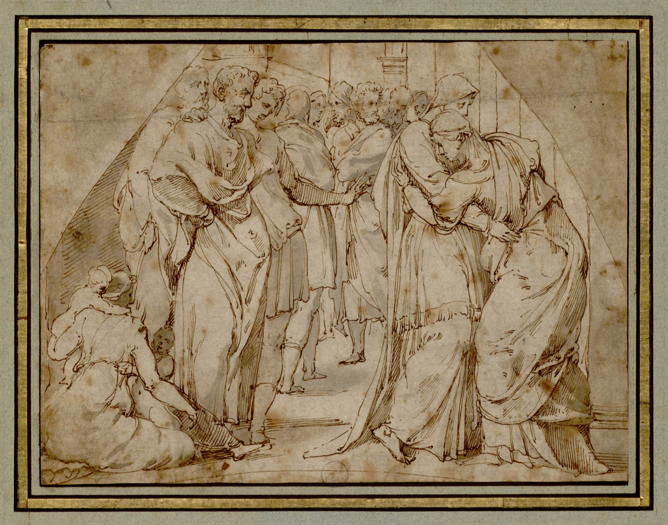 La Rencontre d'Anne et de Joachim à la Porte dorée