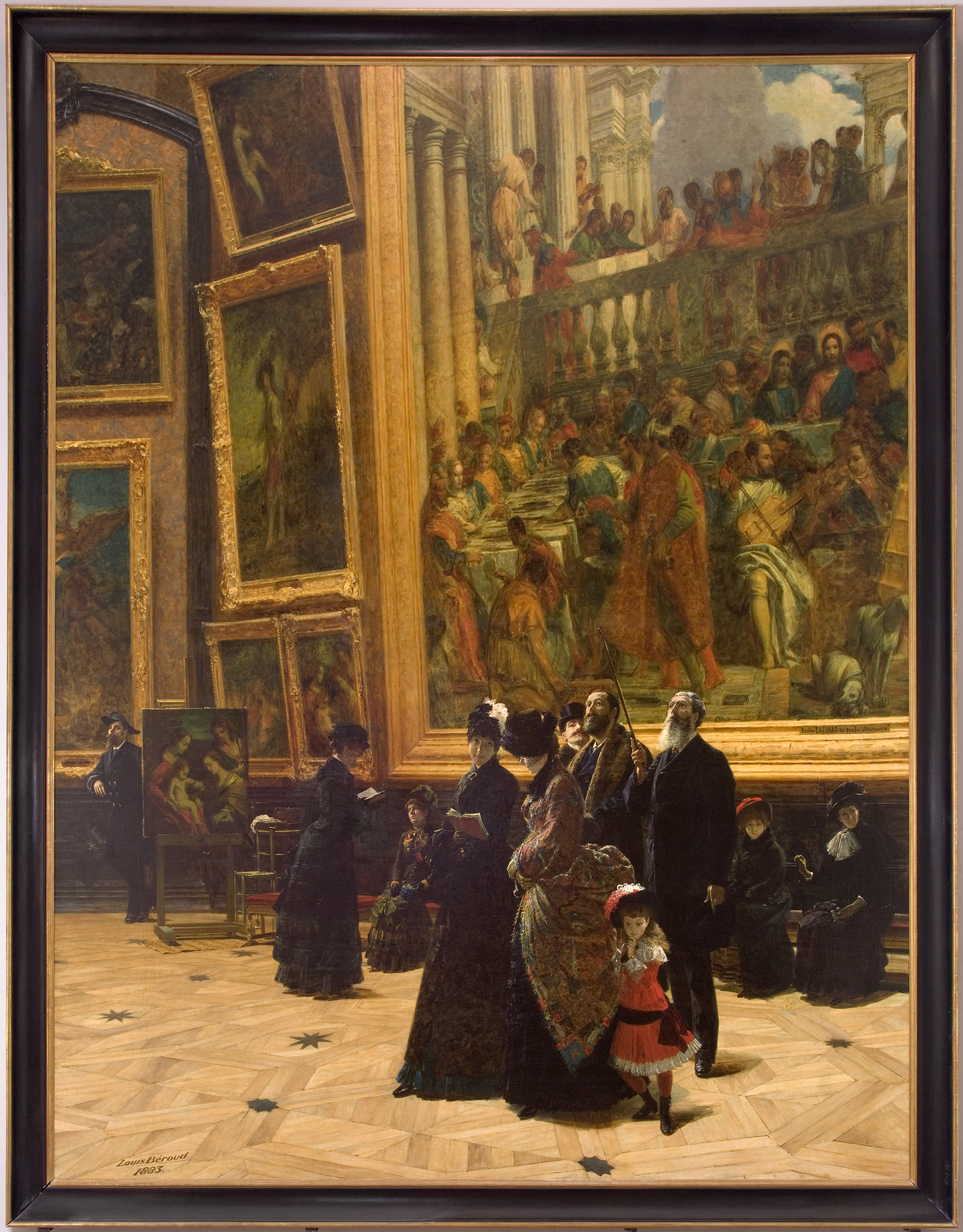 Le Salon carré au Musée du Louvre