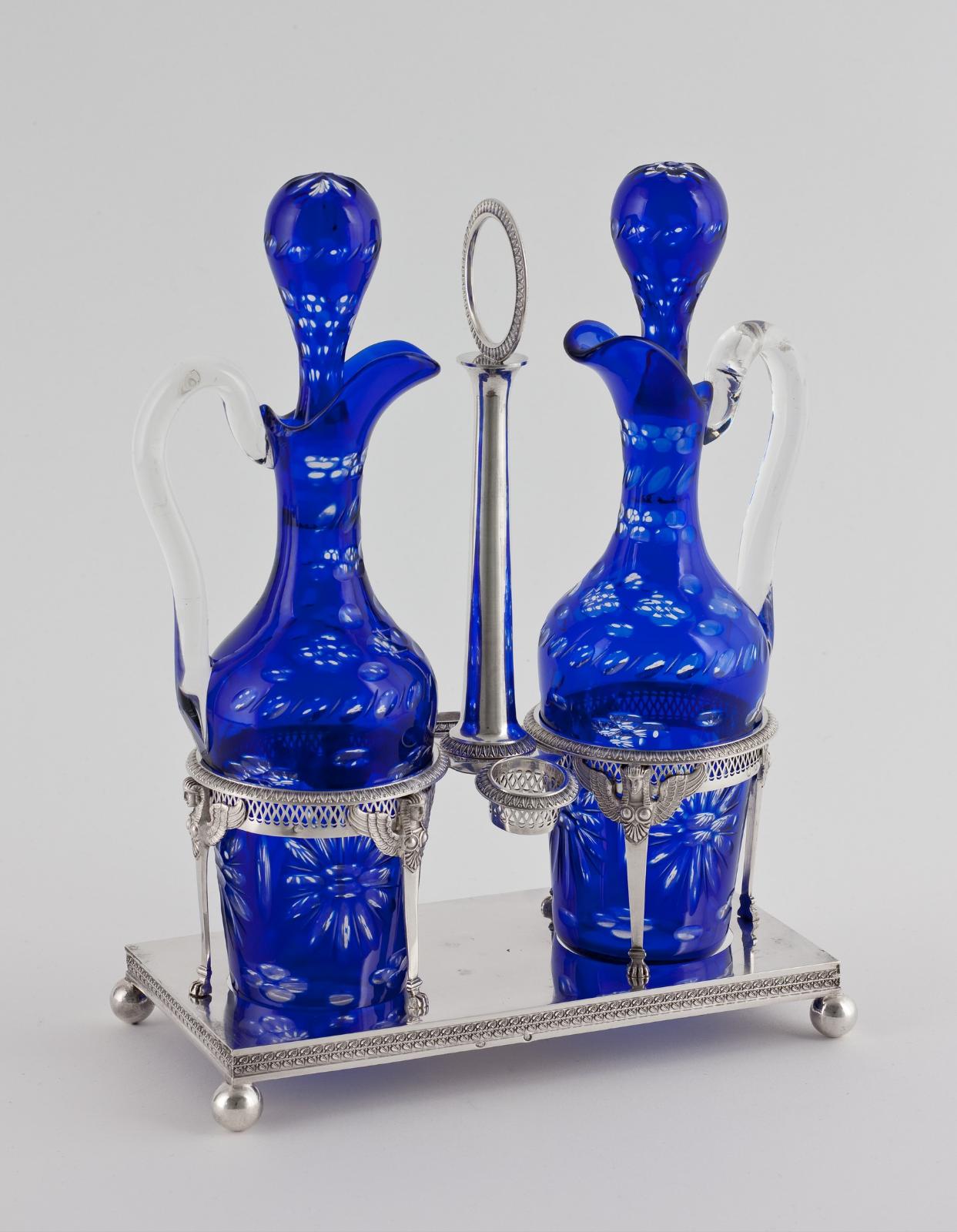 Huiliers Et Vinaigriers Guzzini, Huilier/Vinaigrier 500 Cc, 9 X H22 Cm Distributeur Huile Vinaigre
